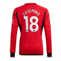 Manchester United Casemiro #18 Domáci futbalový dres 2023-24 Dlhy Rukáv